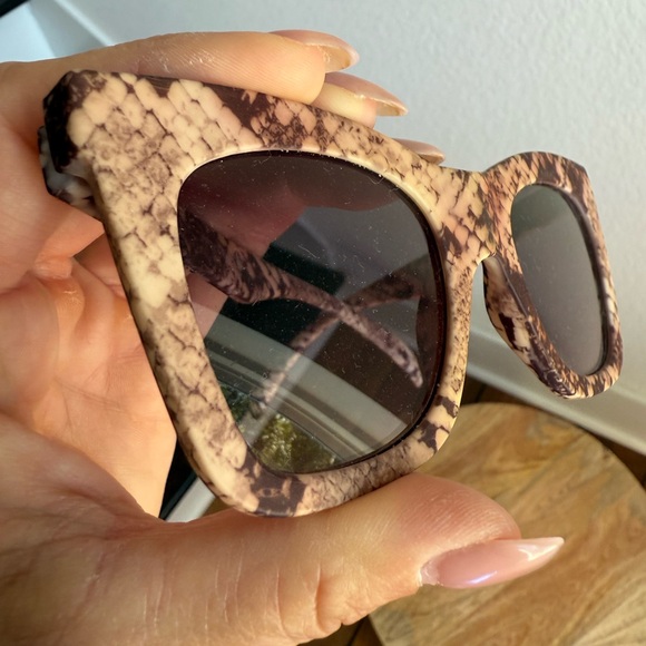 Frye & Co. Snakeskin Cat-Eye Sunglasses main image 7